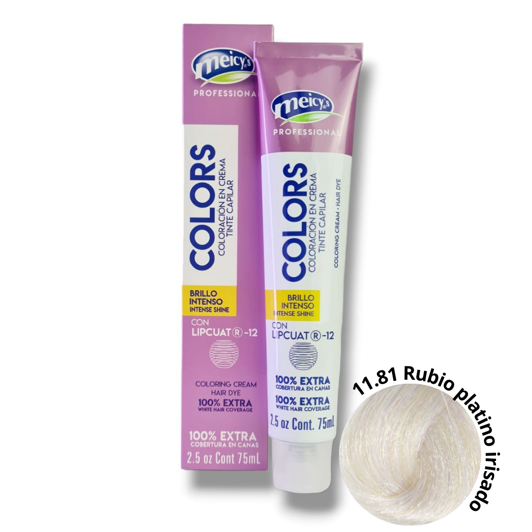 Colors Rubio Platinado Irizado 11.81