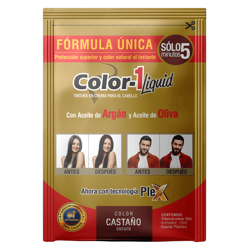 Color 1 - Cataño Oscuro X 15Ml