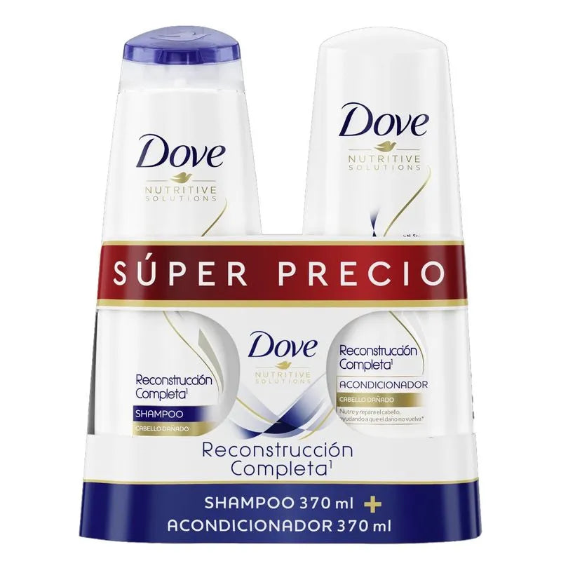 Shampoo Dove Reconstruccion X 370 Ml Acondicionador X 370 Ml