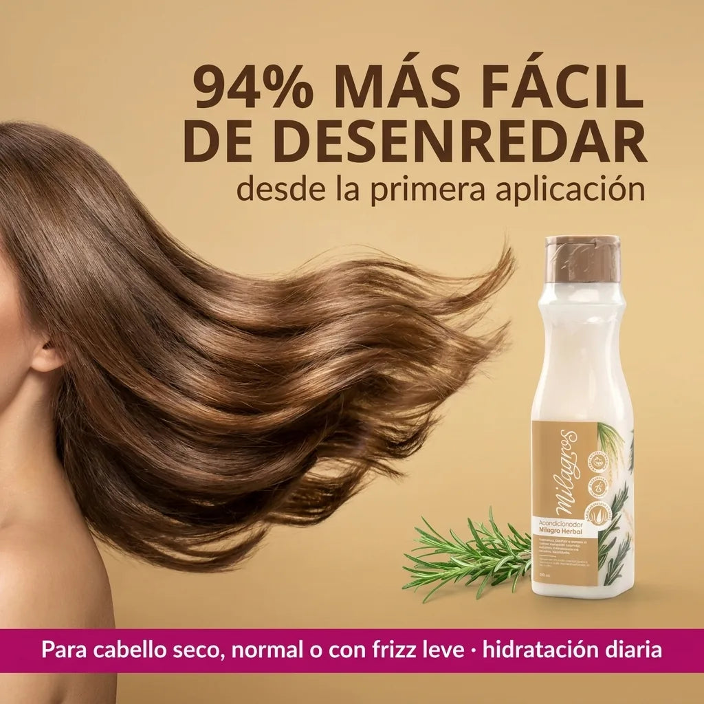 Acondicionador Milagros Herbal X450ML