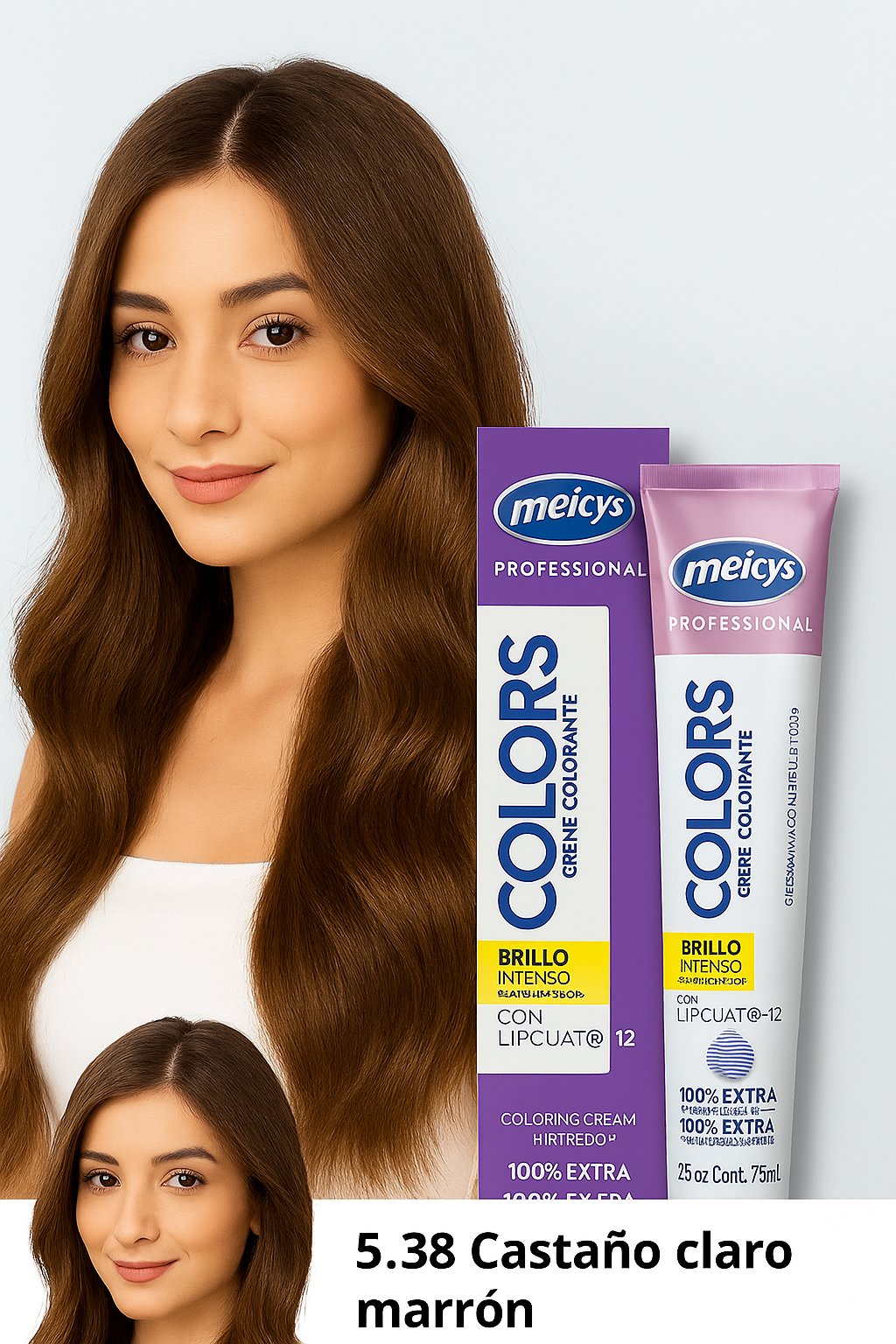 Tinte 5.38 Castaño Claro Marron 75 Ml