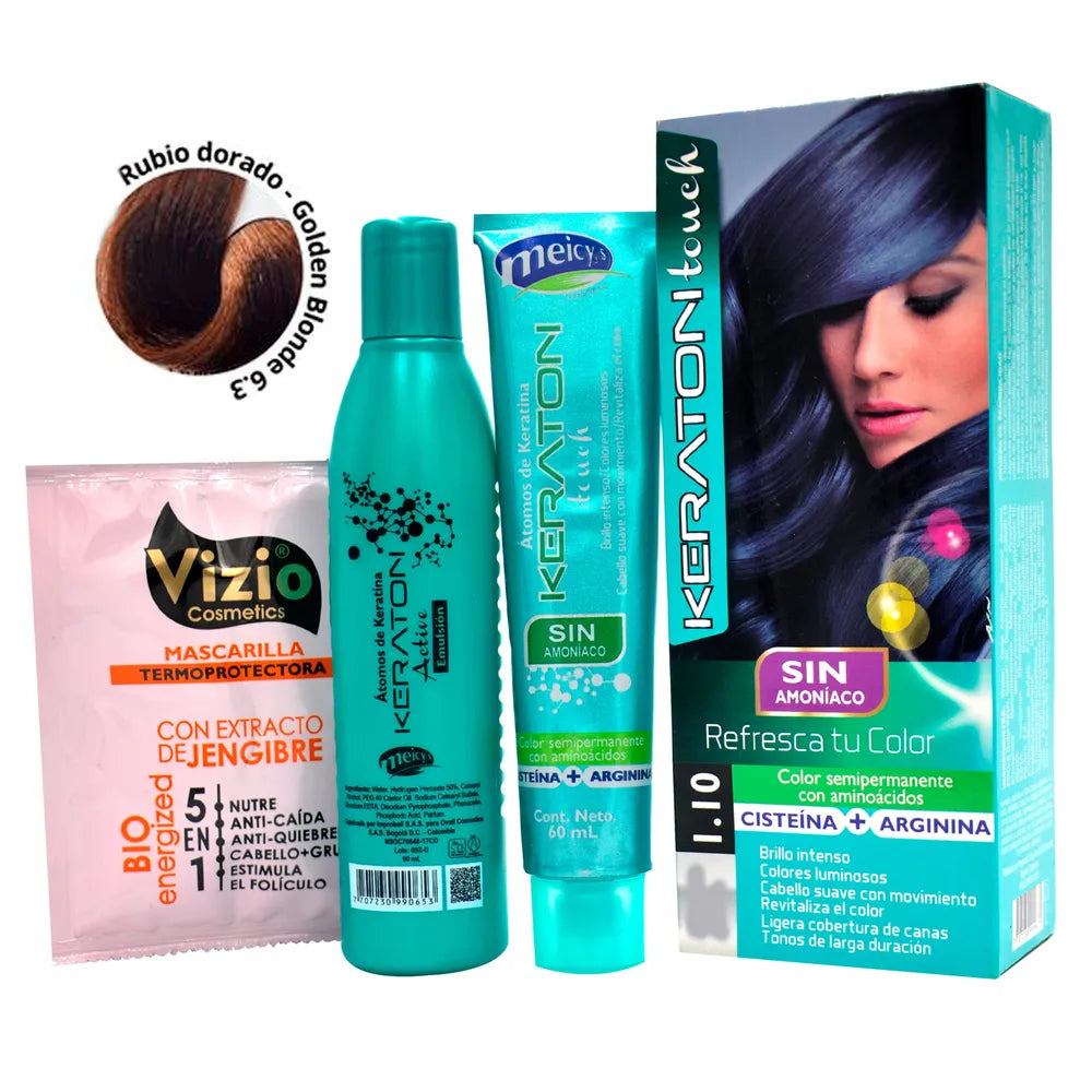 Keraron Touch Sin Amoniaco 6-3 Rubio Dorado