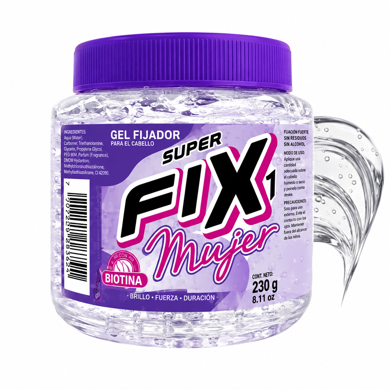 Gel Fijador Mujer Superfix X230Gr
