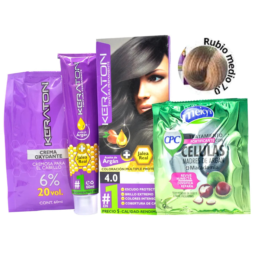 Keraton Rubio Medio N.7.0 X 60Gr