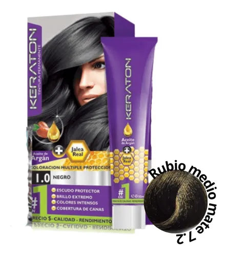Tinte Keraton 7.2 Rubio Mate