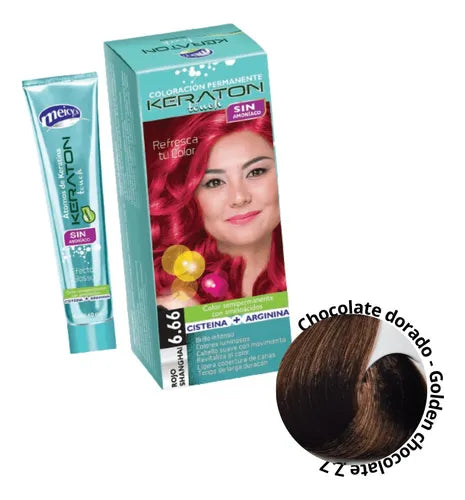 Keraton Touch Sin Amoniaco 7-7 Chocolate Dorado