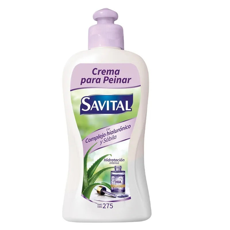 Crema Para Peinar Savital Hialuronico X275 Ml