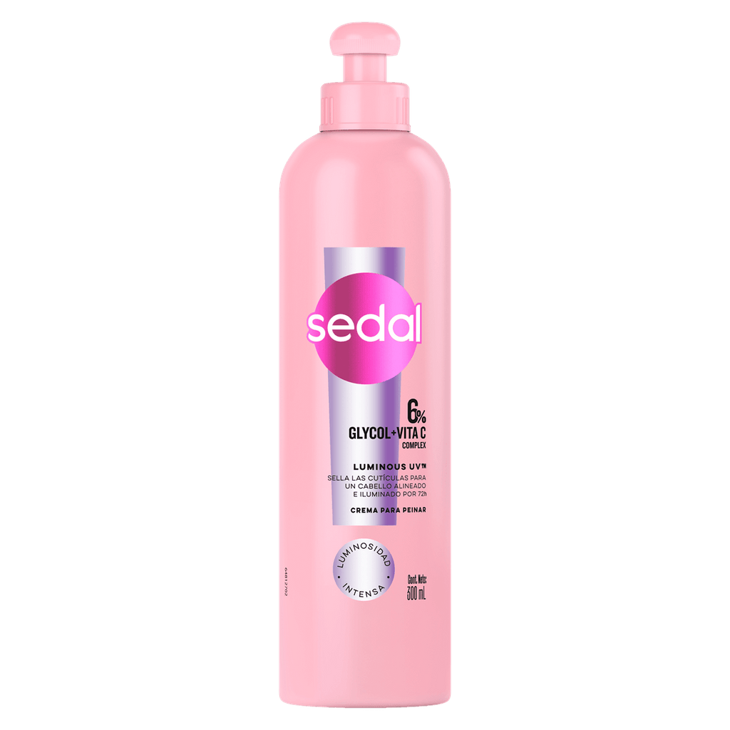 Crema para Peinar Sedal Luminous UV x 300 ml