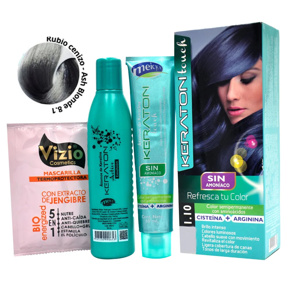 Keraton Touch Sin Amoniaco 8-1 Rubio Cenizo