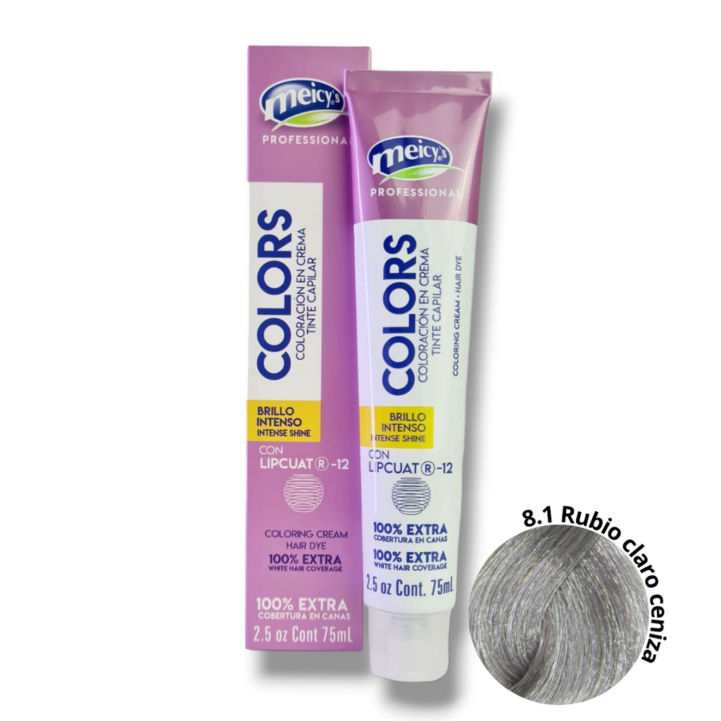 Tinte 8.1 Rubio Claro Ceniza