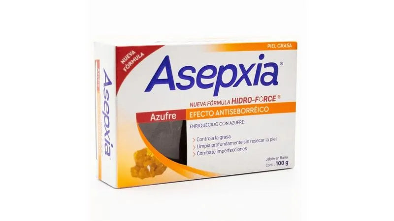 Jabón Asepxia Azufre 100 G