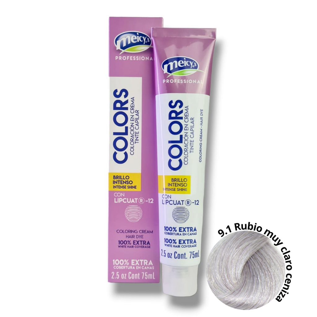 Tinte 9.1 Rubio Muy Claro Ceniza X75 Ml