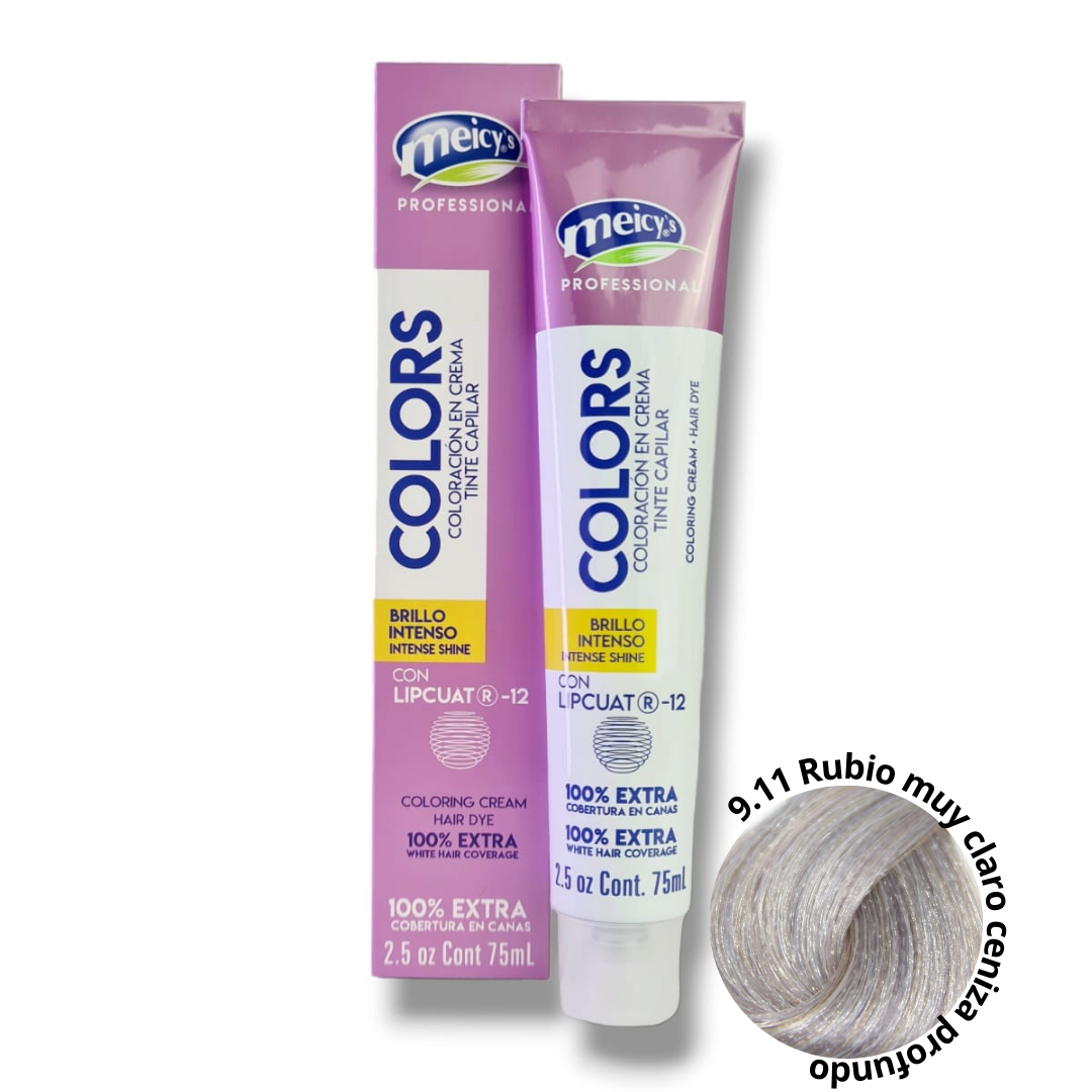 Tinte 9.11 Rubio Muy Claro Ceniza Profundo X75 Ml