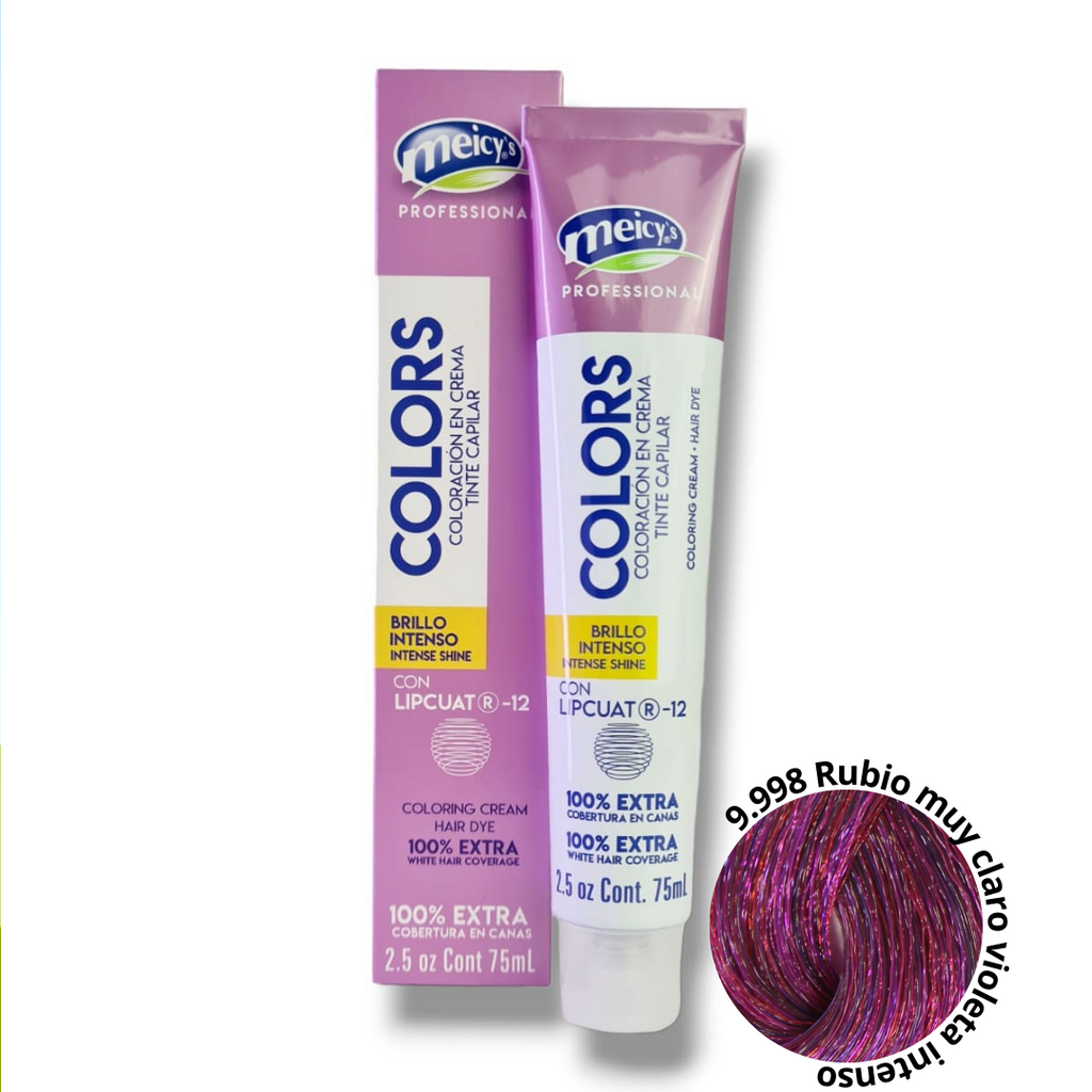 Colors Rubio Muy Claro Violeta Intenso 9.998