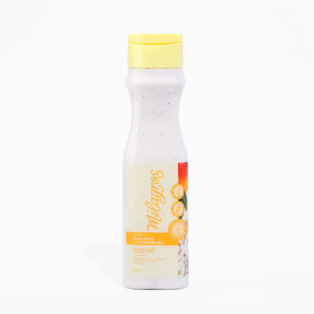 Milagros Terapia Nutricion y Crecimiento para rizos y crespos X450Ml