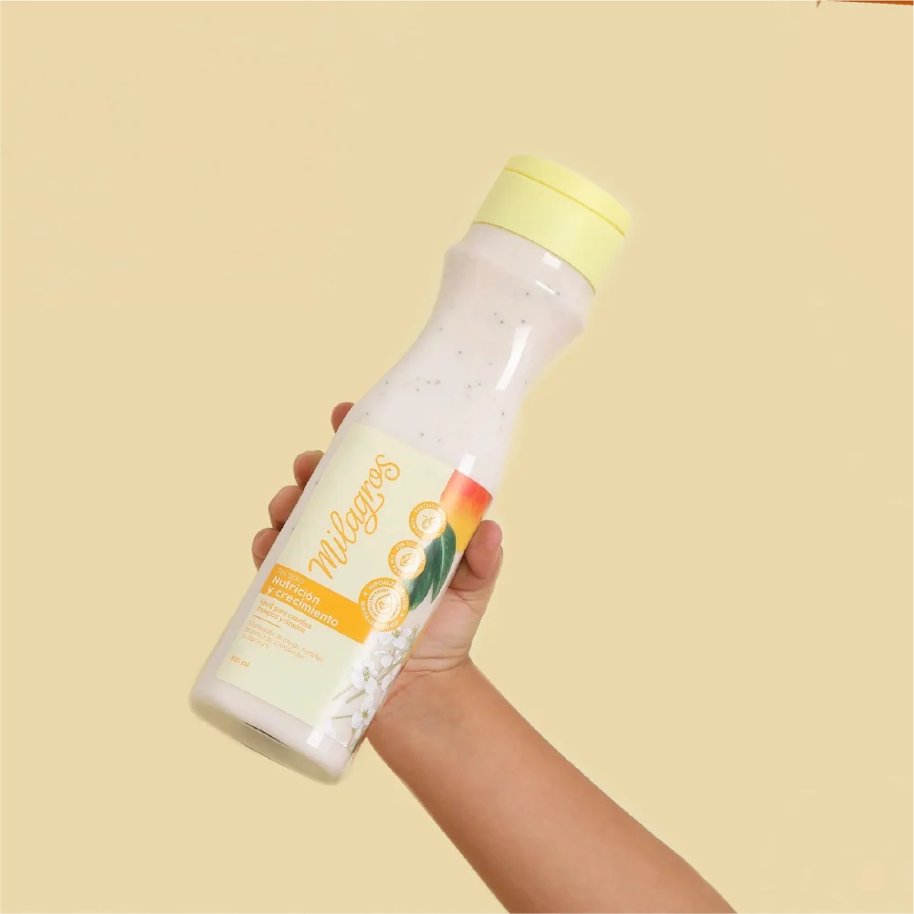 Milagros Terapia Nutricion y Crecimiento para rizos y crespos X450Ml