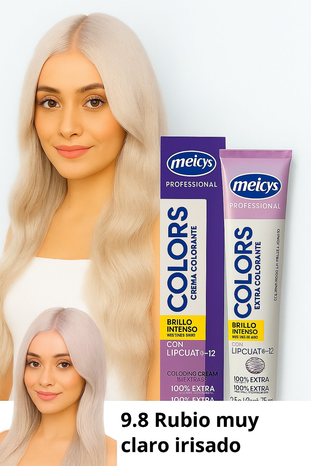 Tinte 9.8 Rubio Muy Claro Irisado --