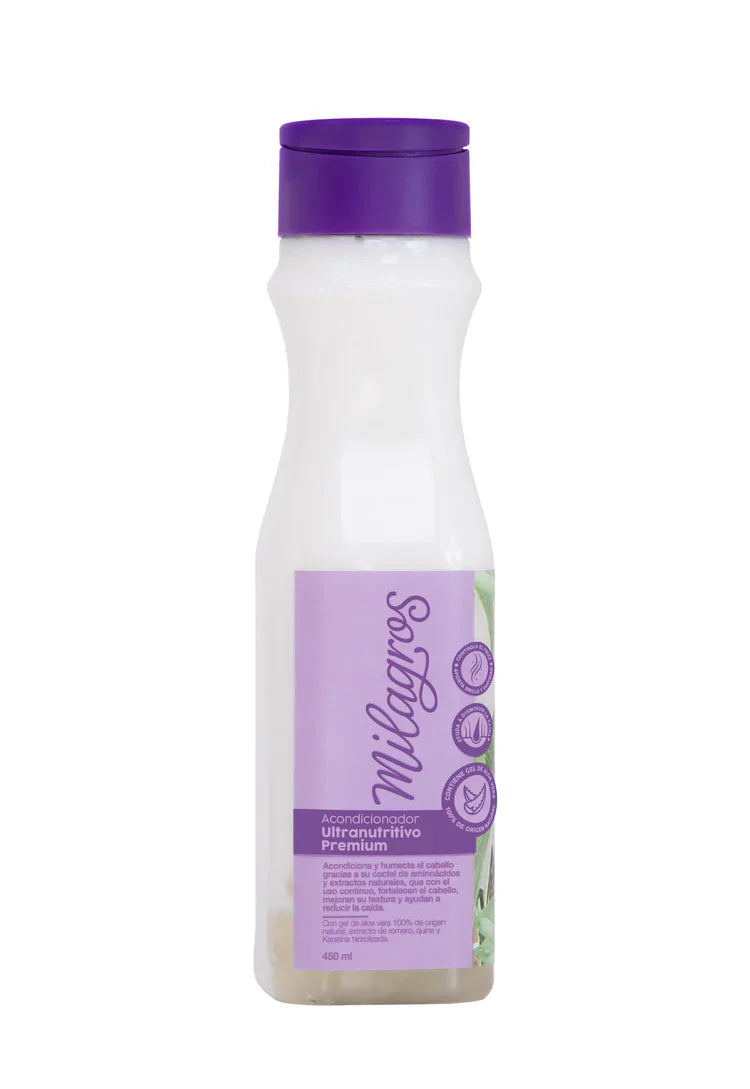 Acondicionador Ultranutritivo Premium Milagros X450ML