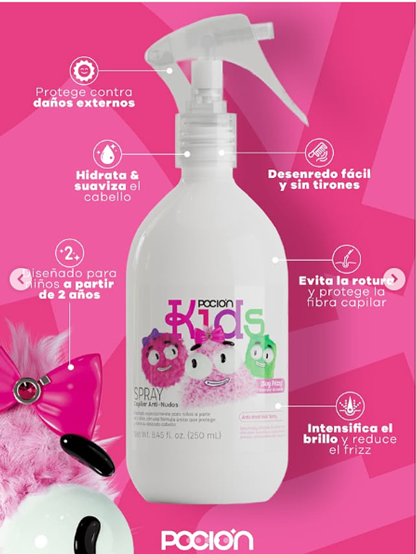 Pocion Kids Spray Capilar Anti-Nudos X250ML