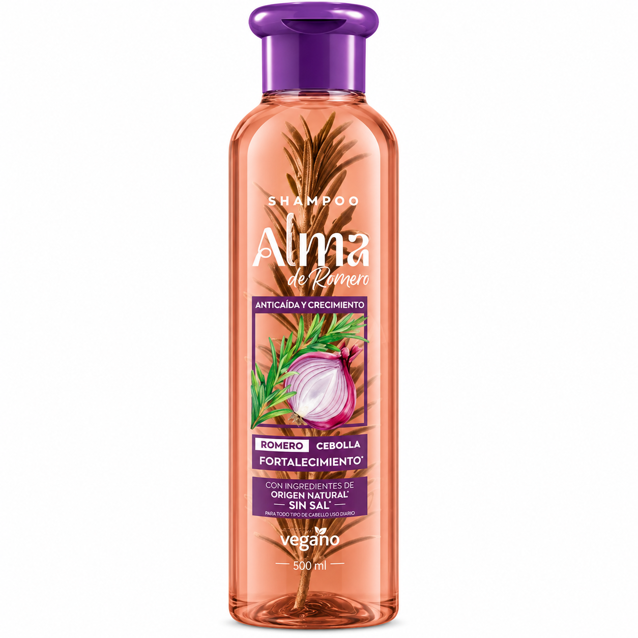 Shampoo Alma de Romero – Anticaída y Crecimiento