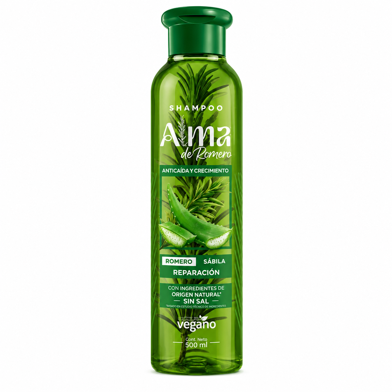 Shampoo Alma de Romero & Savila  – Nutrición X500Ml