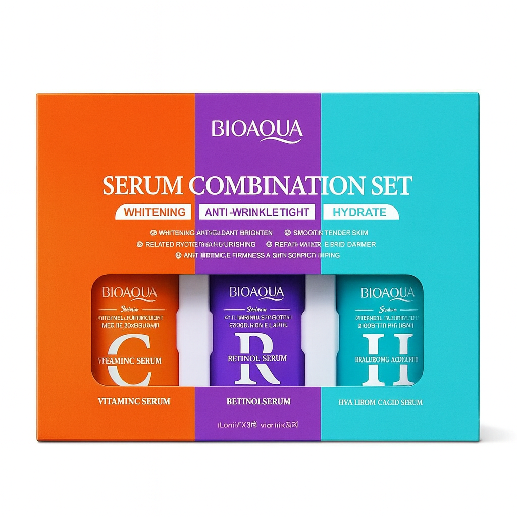 Kit Esencial de Sueros Faciales Bioaqua