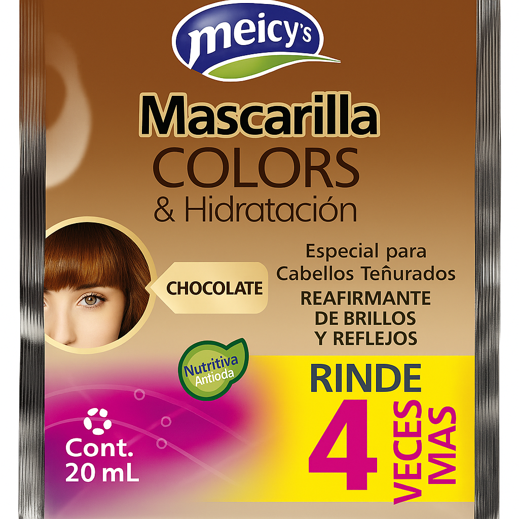 Meicy’s Mascarilla Colors & Hidratación – Chocolate