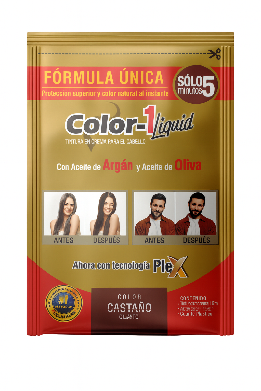 Color 1 - Castaño Claro  X 15Ml