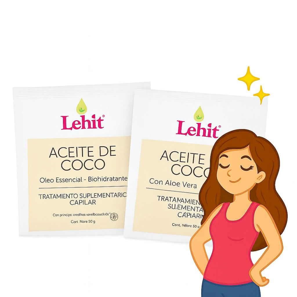 Lehit Aceite de Coco – Tratamiento Capilar X30Gr