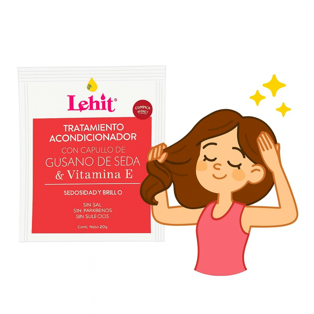 Gusano De Seda Y Vitamina E Tratamiento Capilar Lehit Sobre X 30Gr
