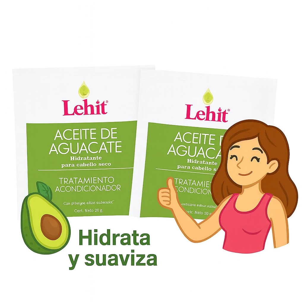 Tratamiento Lehit Aceite De Aguacate X30gr
