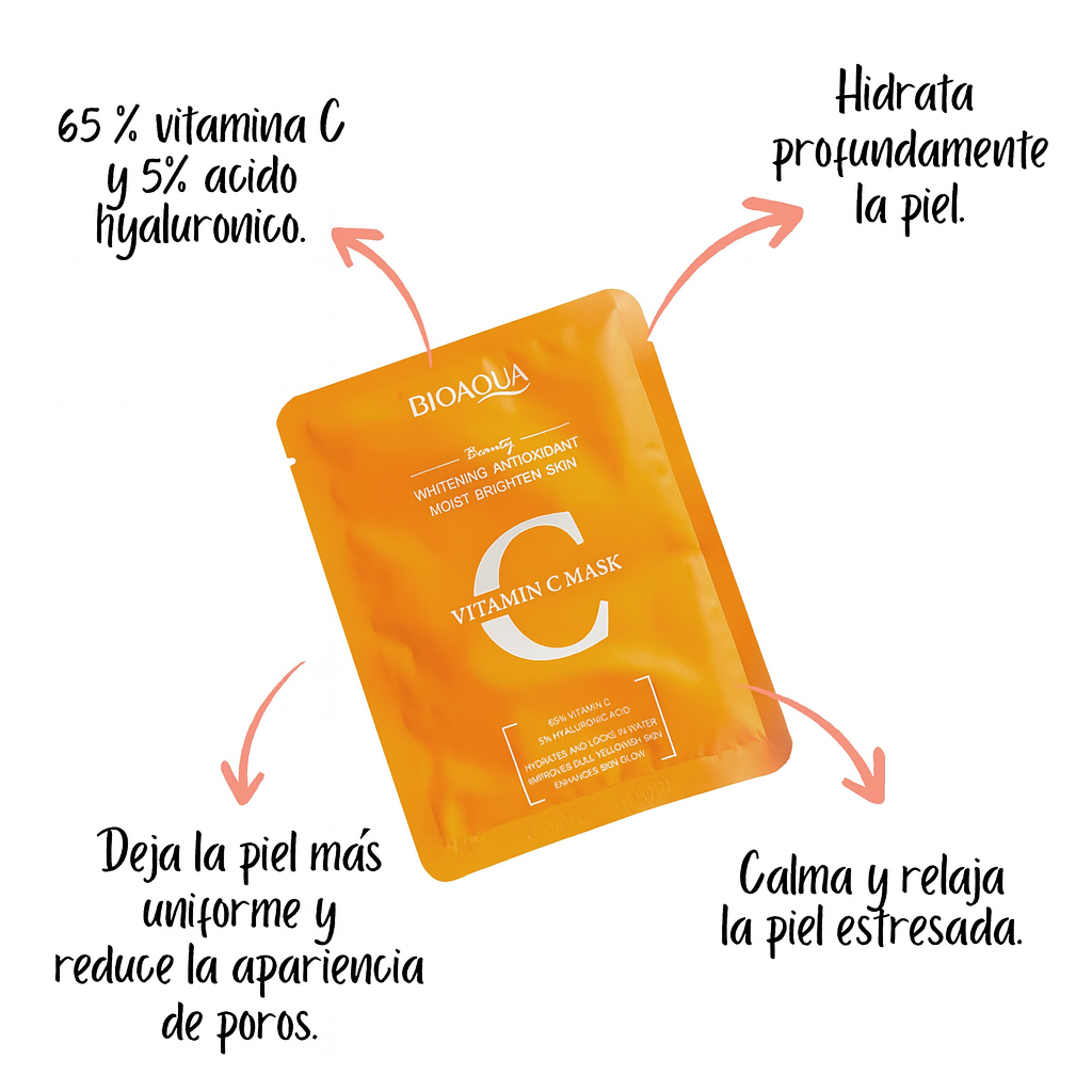 Súper Combo Bioaqua Vitamin C  X5 Unidades