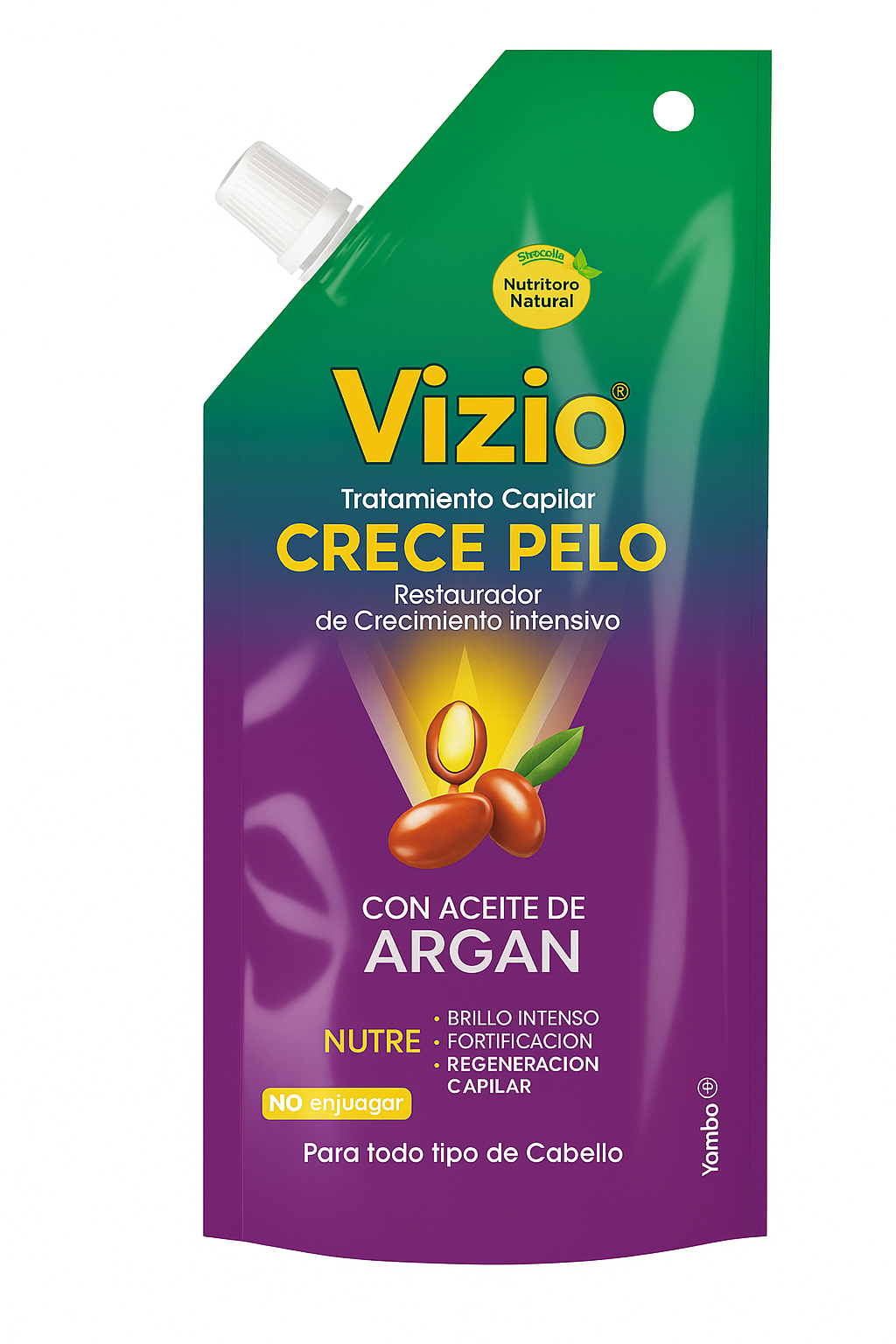Vizio Crece Pelo con Aceite de Argán – Tratamiento Capilar 250 ml