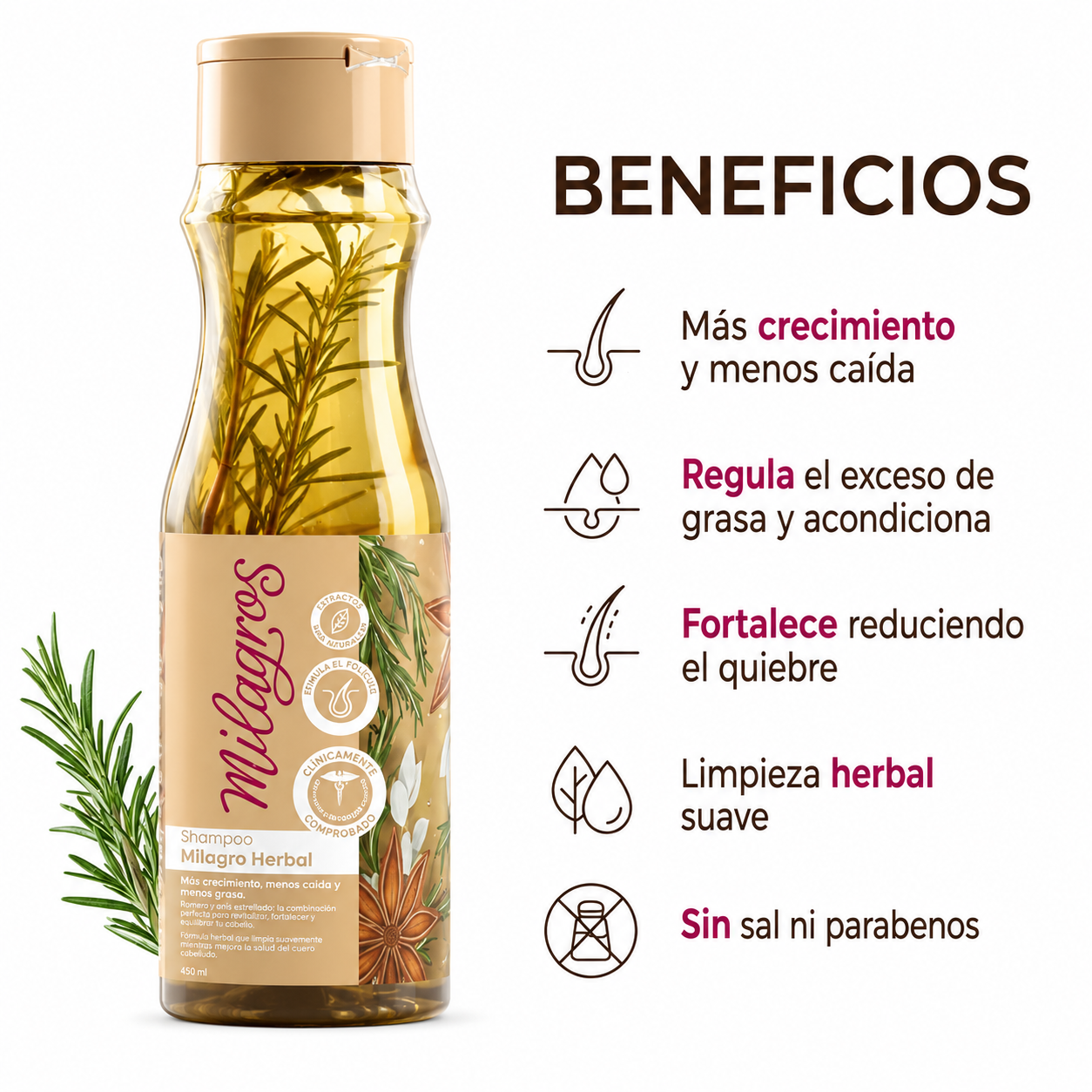 Kit Milagros Herbal