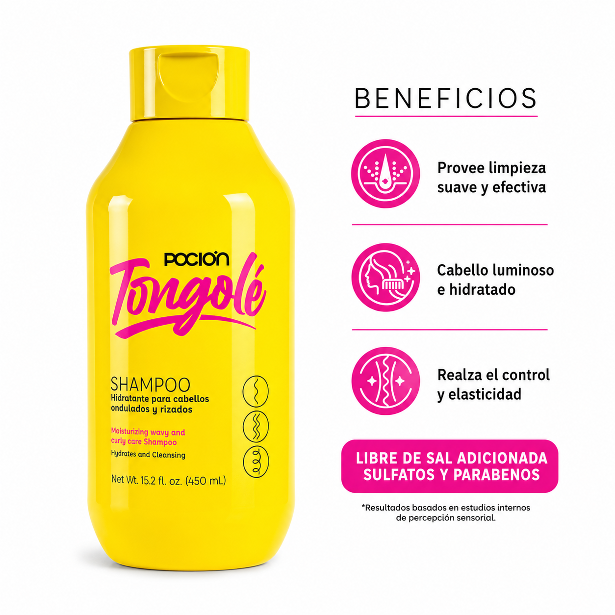 Shampoo para rizos Tongolé La Poción x 450ml