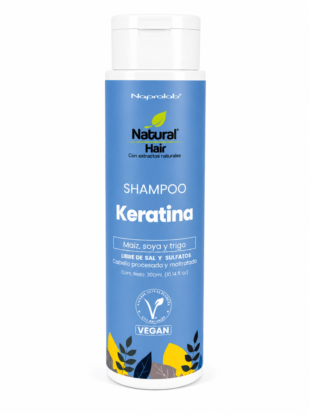 Shampo Keratina Y Vitmana E X500Ml  - Natural Hair
