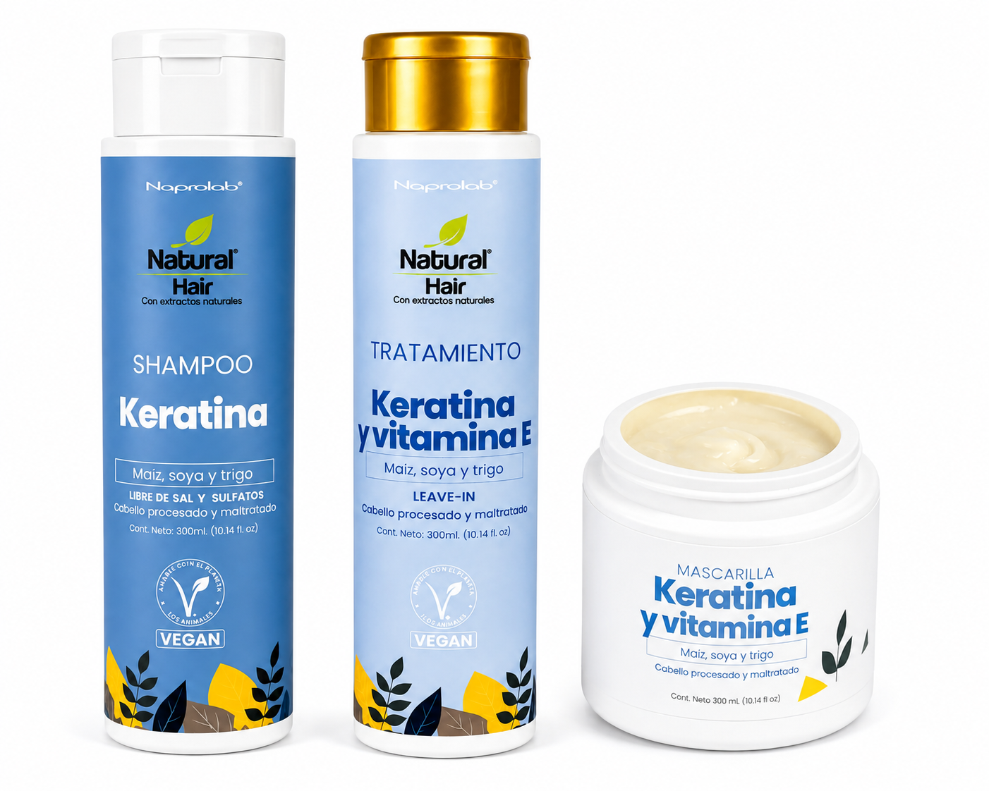 Kit Natural Hair Keratina y Vitamina E – Naprolab