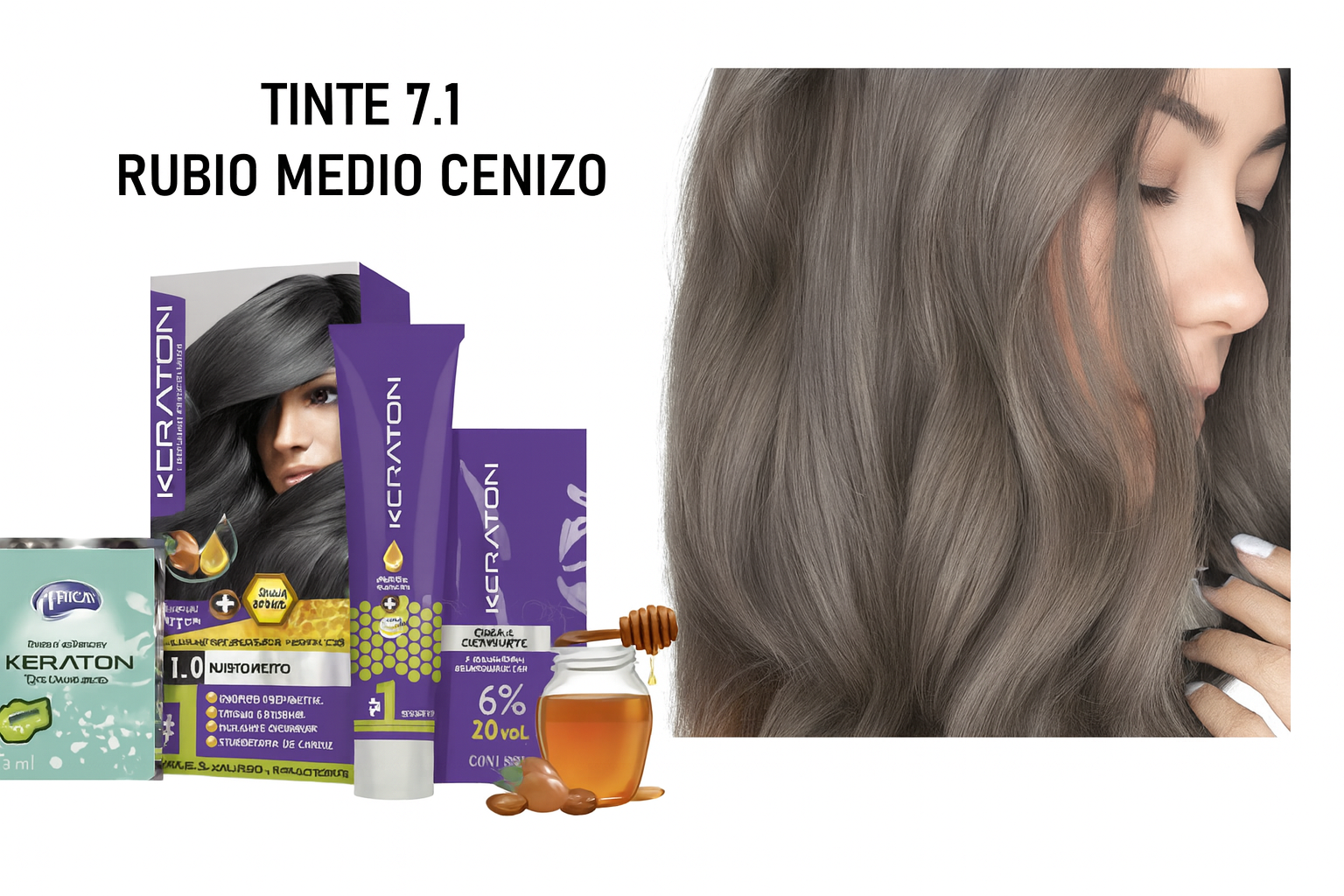 Keraton Rubio Medio Cenizo 7.1