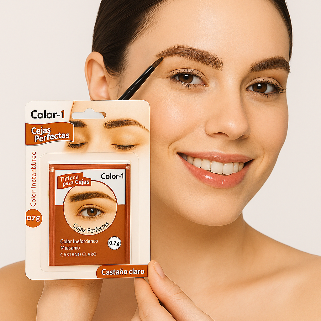 Tinte para cejas color 1 Castaño Claro