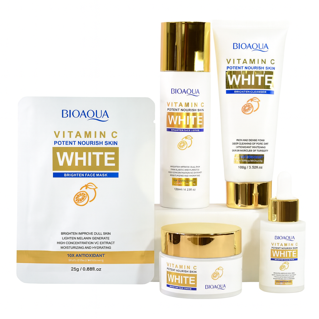 Combo Aclarante Vitamina C White X5 Productos Bioaqua