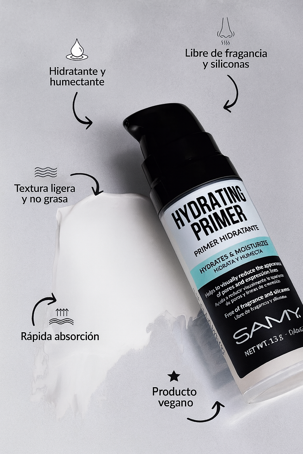 Primer Hidratante Samy X26 Gr