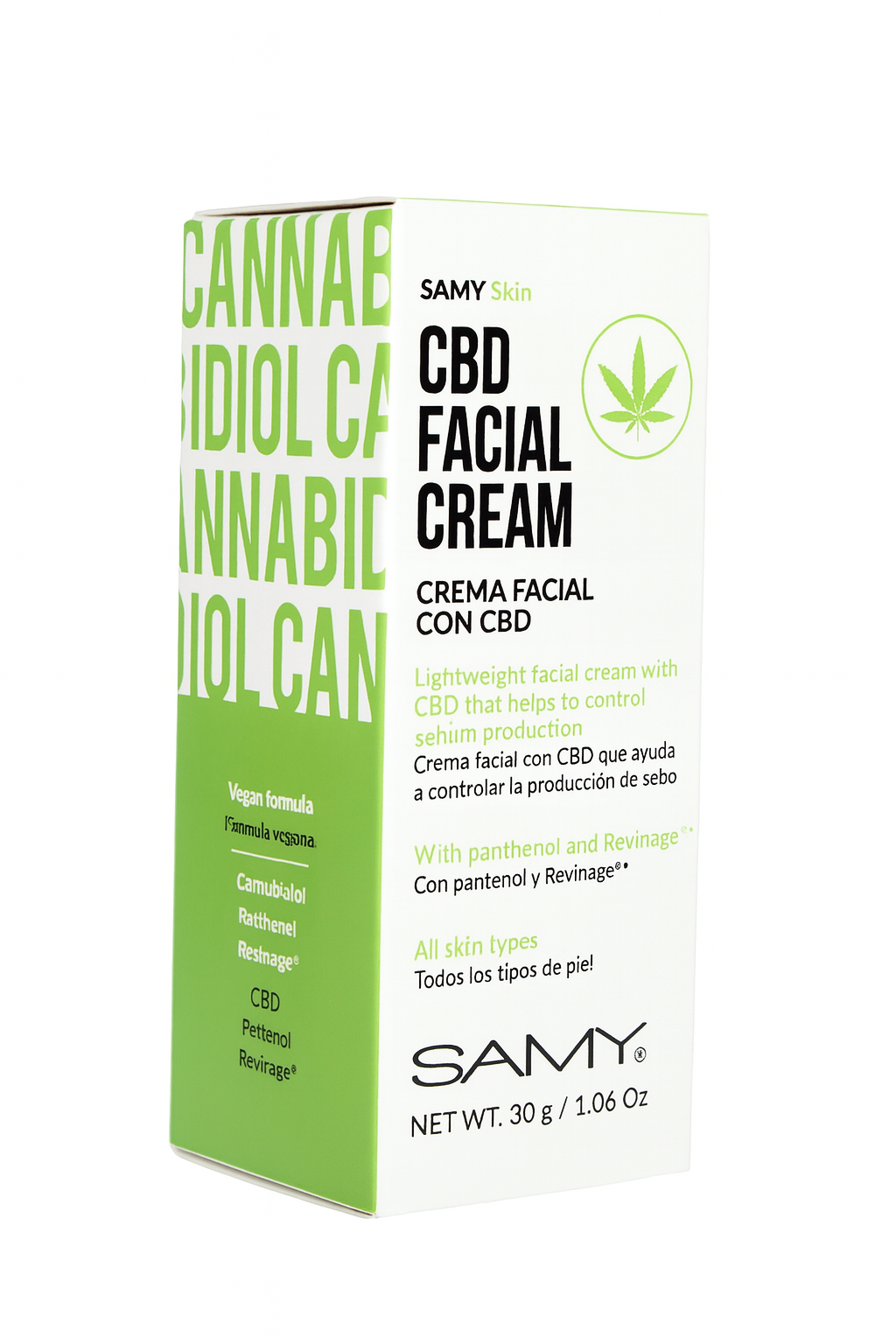Crema Facial Samy CBD 30g