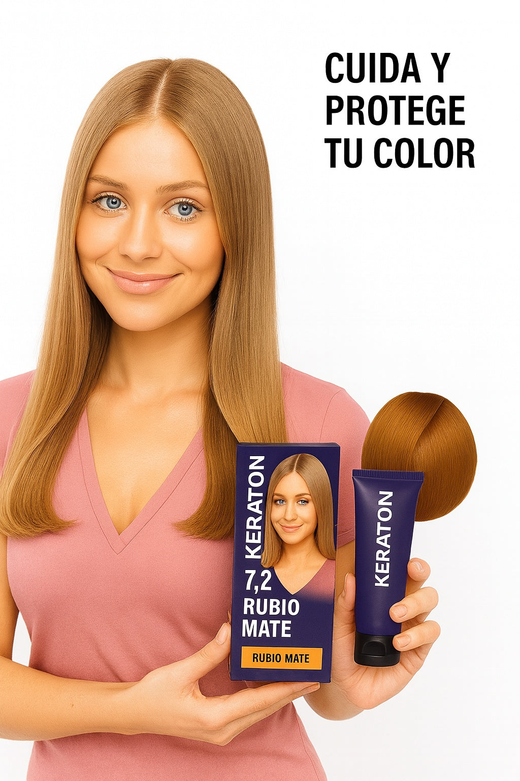 Tinte Keraton 7.2 Rubio Mate