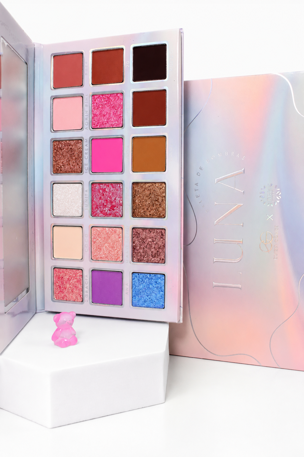 Paleta de Sombras y Pigmentos Prensados Luna EG x Miis Cosmetics