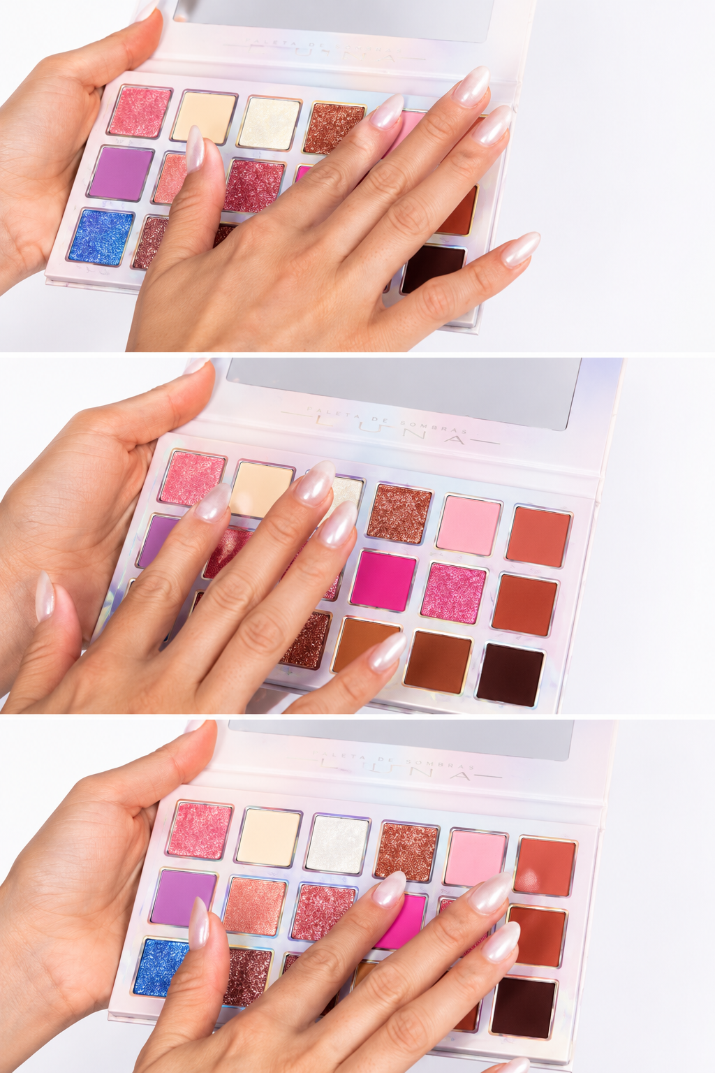Paleta de Sombras y Pigmentos Prensados Luna EG x Miis Cosmetics