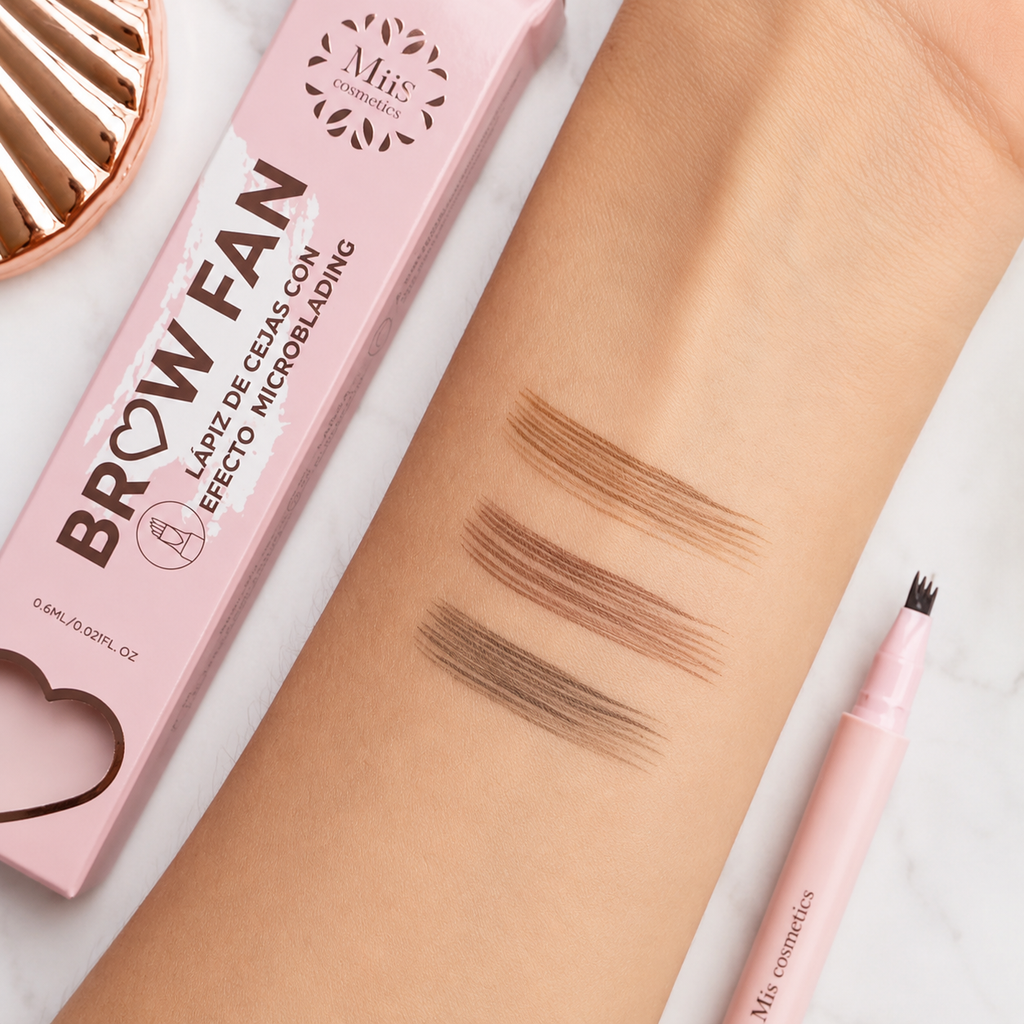 Lápiz Microblading BrowFan – Miis Cosmetics - Brown