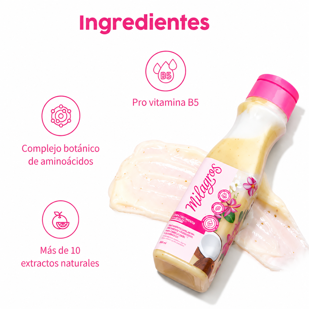 Tratamiento Emergencia Capilar Milagros X450ML