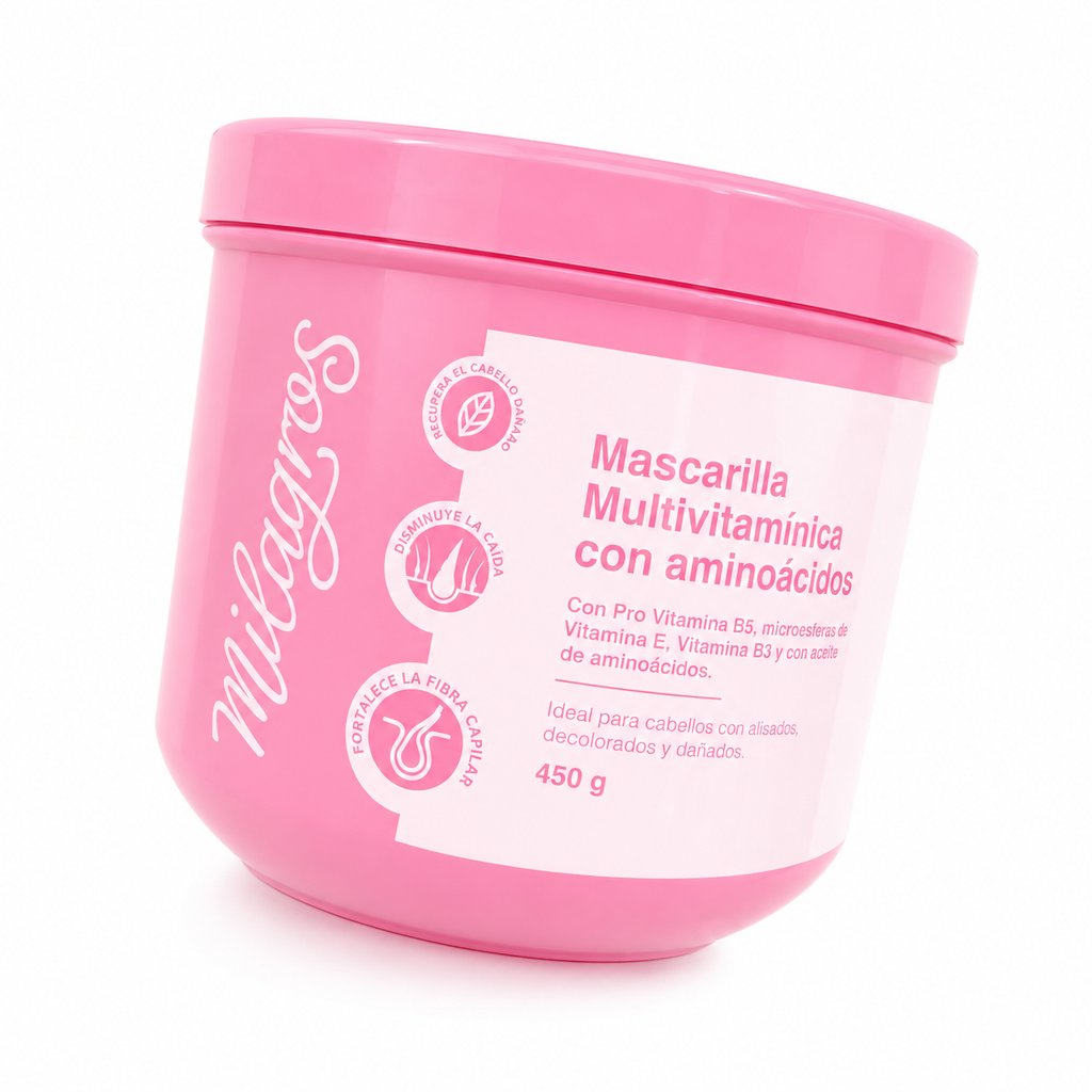 Mascarilla Capilar Multivitaminica Milagros X450ML