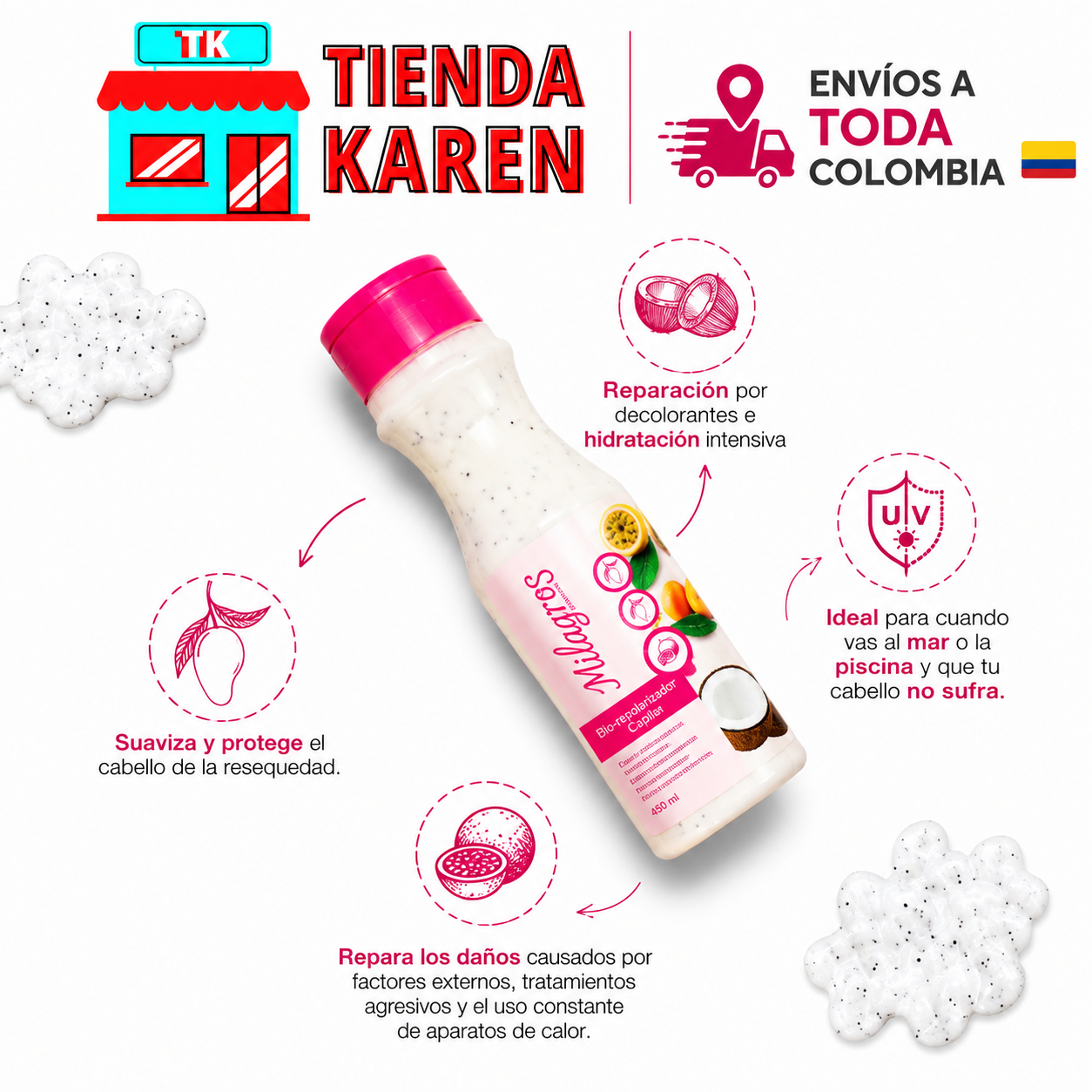 Tratamiento Bio Repolarizador Capilar - Milagros