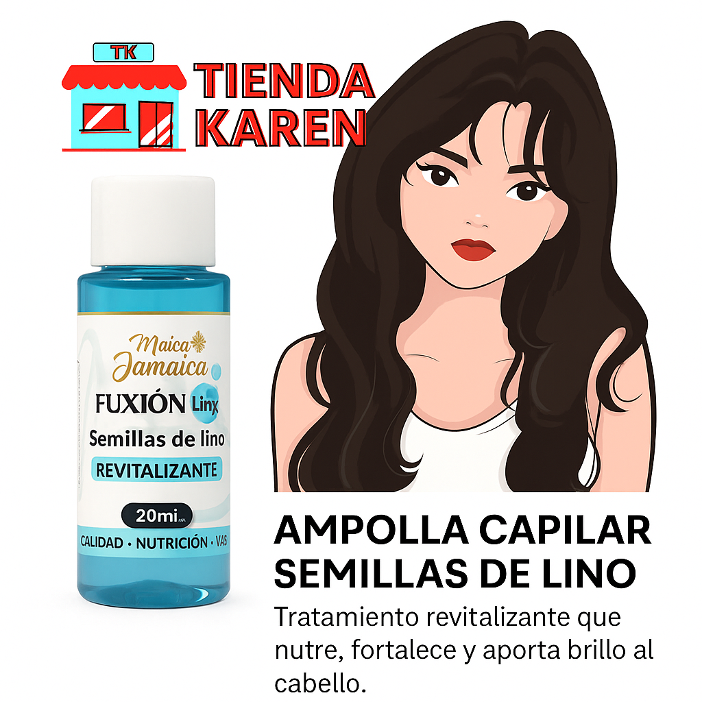Ampolla Capilar Semillas de Lino Fuxion - Flor de Jamaica